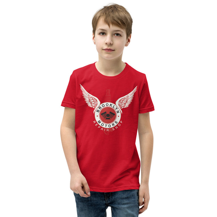 top kids spark plug logo graphic t-shirt - 1