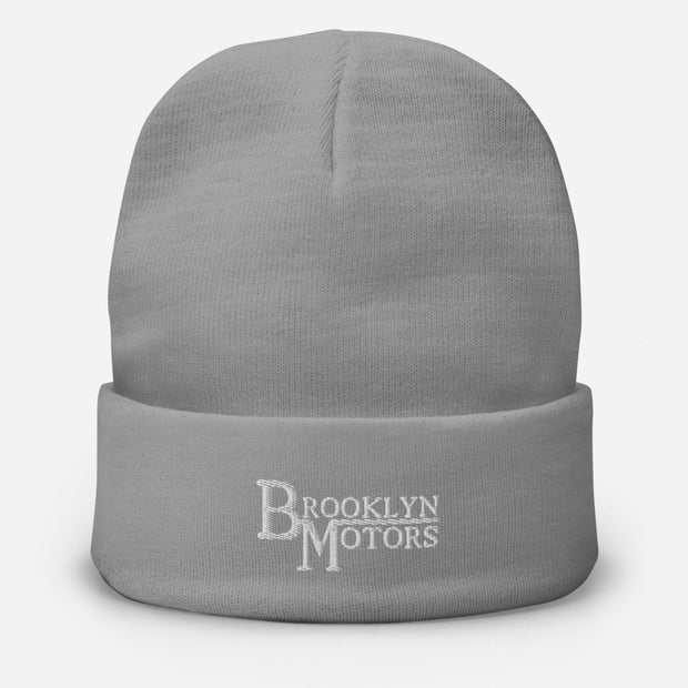 embroidered beanie hat - 0