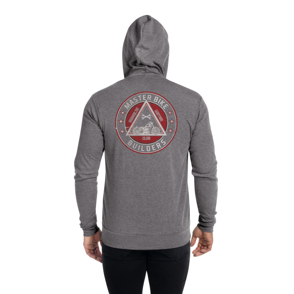 Motorcycle zip hoodie | Bike Builder Hoodie | Brooklyn