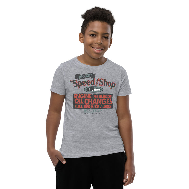 kids speed shop graphic t-shirt - 1