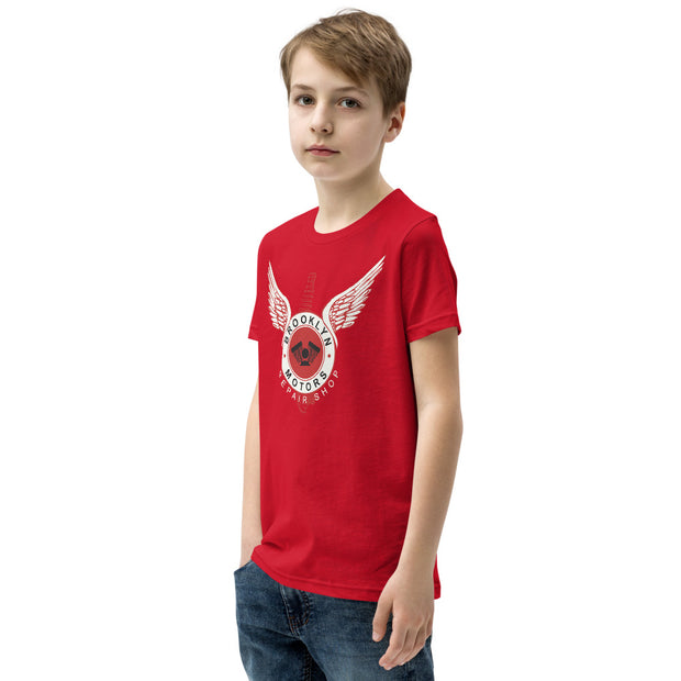 top kids spark plug logo graphic t-shirt - 8