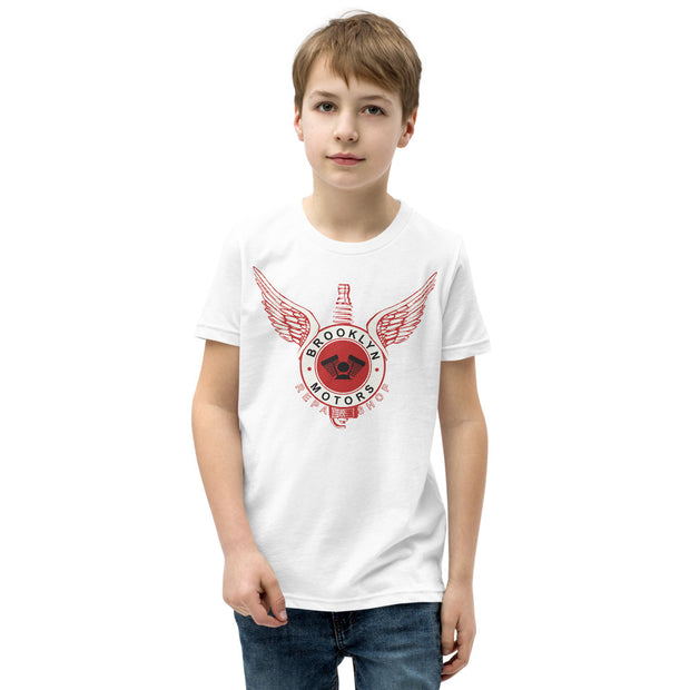 top kids spark plug logo graphic t-shirt - 9