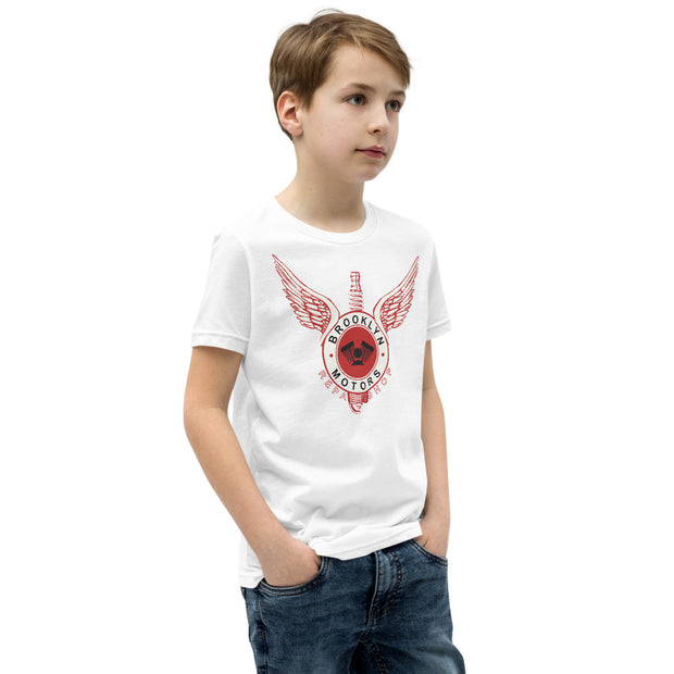 top kids spark plug logo graphic t-shirt - 10